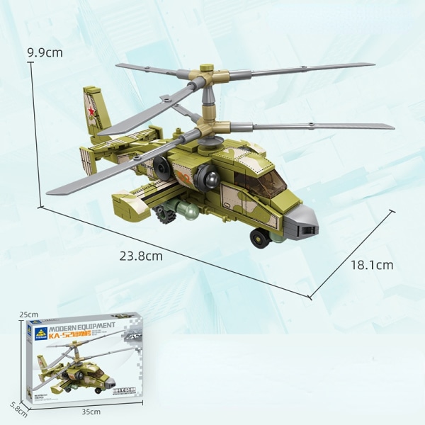 Militära serier av leksakshelikoptrar med skjutvapen7