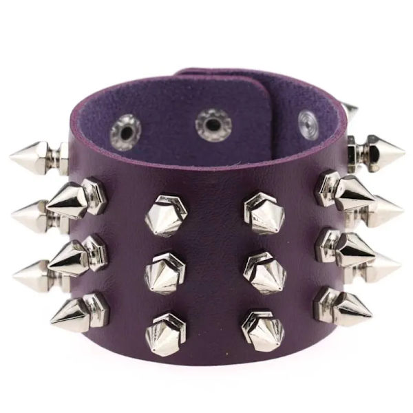 Kvinnliga masker i läder, halv ansiktsmask, räv cosplay läder, Halloween fest bal punk vuxenspel leksaker tillbehör Bracelets D