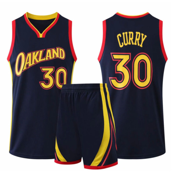 NBA Basketball Uniform GSW21 City Black Suit - Curry nr 30 3XL (175-180cm)