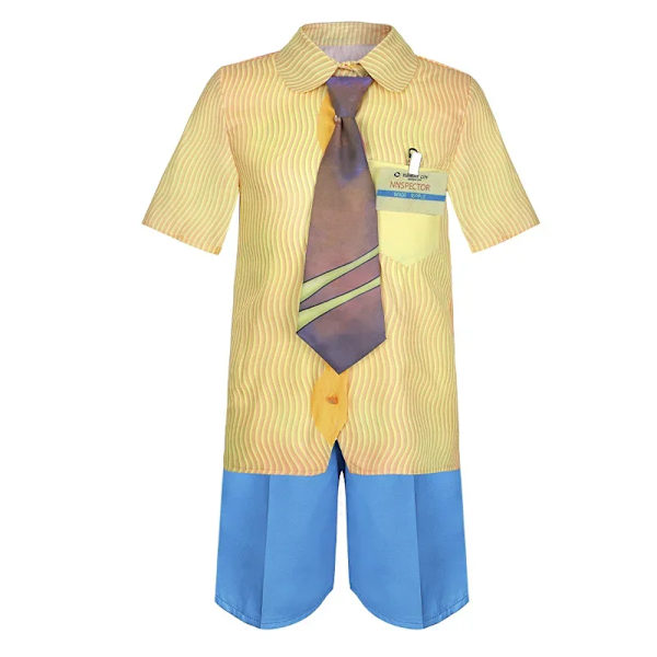 Disney Crazy Elemental City Cosplay Halloween Cos Animated Barnkalas Cosplay Vatten och eld element kläder Adult XS Dress