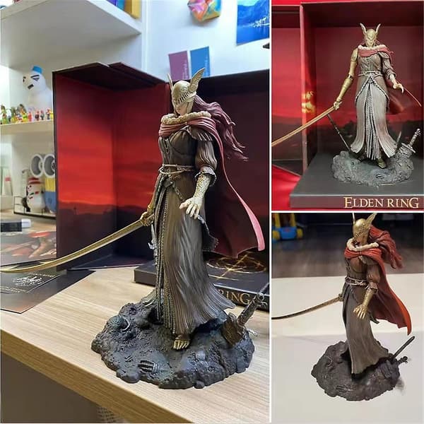 Elden Ring Valkyrie Staty Skulptur Figur Ornament Present