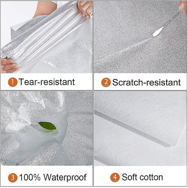 4-pack vattentätt cover Reservdäck Hjul Rv Trailer Camper Antikorrosionsdäckskydd null none