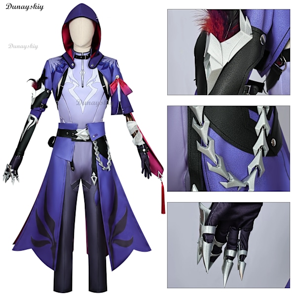 Moze Chris Niosi Cosplay Spel Anime Honkai Star Rail Kostym Peruker Kostym Coser Halloween Fest Rollspel Outfit Klänning XXL W1