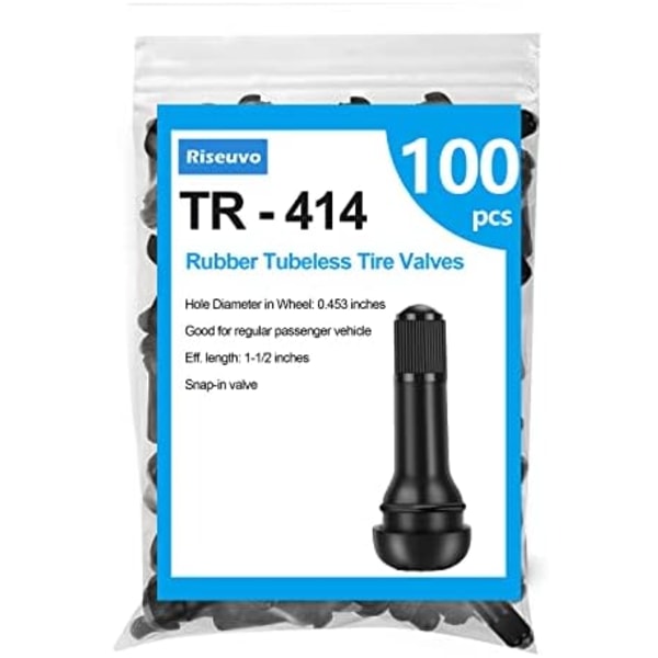 5st TR416 Däckventilstammar - Yttre montering metallventilstam högtrycksmetallklämventiler för 0,453&#34; och 0,625&#34; Fälghål TR414-100pcs