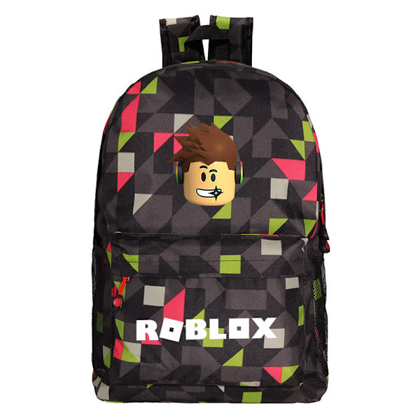 ROBLOX skolväska-rutig röd-1-ryggsäck datorväska