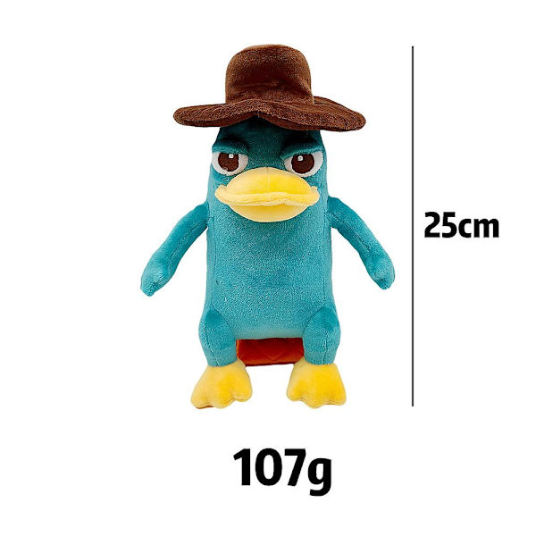 Bedårande Perry the Platypus Plyschdocka Mjuk fylld leksak Kid Kram Kudde Present