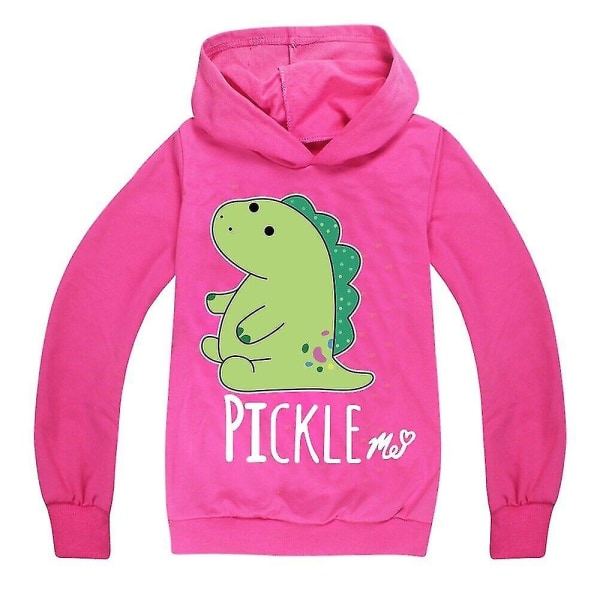 Moriah Eustace Elizabeth Hoodie för barn, unisex huvtröjor, Pickle Me Långärmad tröja för pojkar och flickor Rose Red 13-14 Years