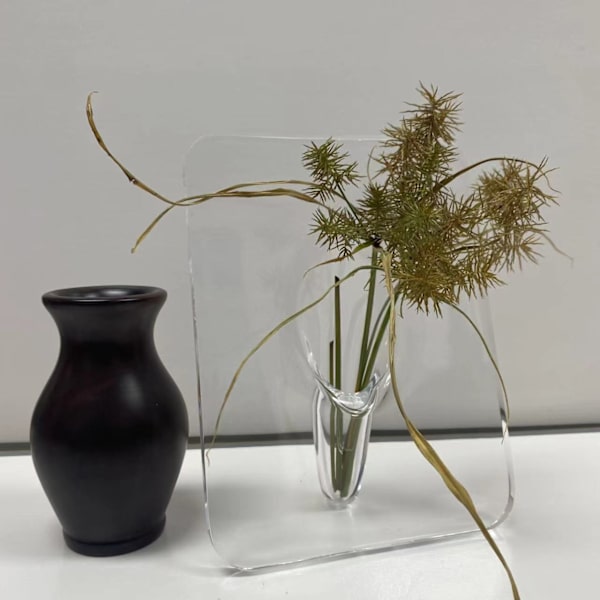 Enkel Blomsterarrangör Akrylvas transparent