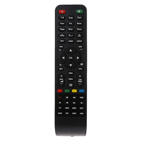 Byte av fjärrkontroll för Zgemma Star S/2s/h1/h2 för smart-tv-tv Black none