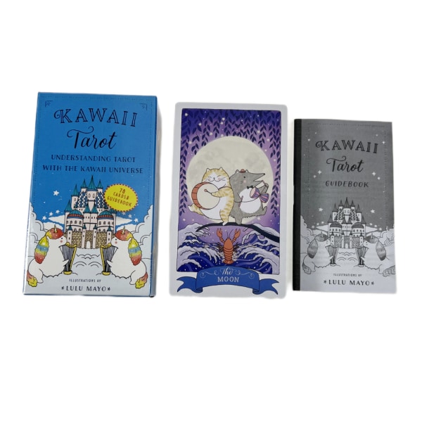 KAWAII Oracle Tarot CardCartoon Oracle Tarot Card Spådomskort