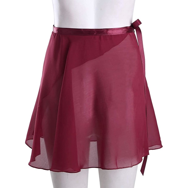 Vuxen chiffong balett Wrap över halsduk dans kjol för flickor kvinnor S-2xl Style1 M