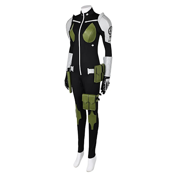 Kaiju nr 8 SOSHIRO HOSHINA Ashiro Mina Cosplay Kostym Jumpsuit Handskar Outfits Vuxna Kvinnor Män Jackor Halloween Karneval Dräkt EU Size 38 KAFKA HIBINO B