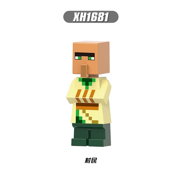 Minecraft monterade världen byggklossar leksaker