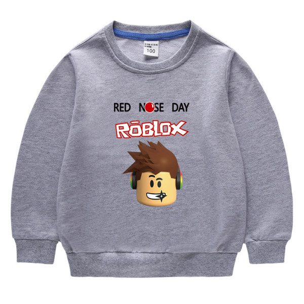 Barn sweatshirt Roblox-bottom skjorta-grå 120cm