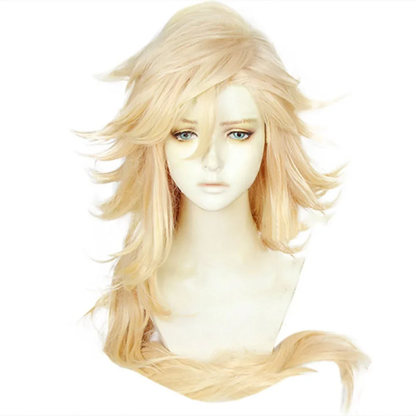 Douma Cosplay Kostym Anime Peruk Demon Slayer Slayers Douma No Yaiba Kimetsu Kläder Capa Hatt Peruk Full Klädset XL A1 Only Wig