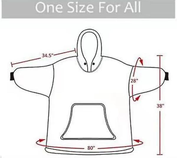 Gemdeck Blanket Sweatshirt, Sherpa Hoodie Sweatshirt