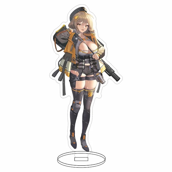 Game Cosplay Diy Tillbehör NIKKE：The Goddess of Victory Roll HD Tryck Akryl Staty Anime Cartoon Stativ Halloween Figurer 15CM 1