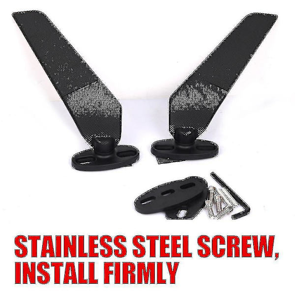 Motorcykelspeglar Vindvinge Justerbar Roterande Sidobackspegel För Yamaha Yzf R1 R6 R25 R3 R125 R15 Fz6r R6s Accessories_gift Of G null none