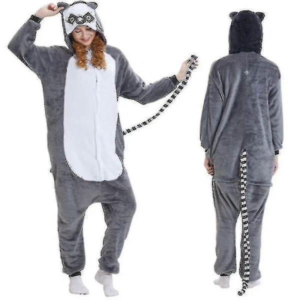 A-unisex vuxen Kigurumi djurkaraktärskostym Onesie Pyjamas Onepiece Rabbit Rose XL