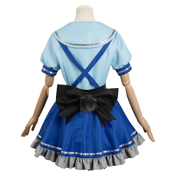 Judy Cosplay Kaninhatt Fantasy Kostym Zoo Rollspel Vuxna Kvinnor Polisuniform Klänning Hårband Outfits Halloween Karneval Dräkt XXXL Costume B