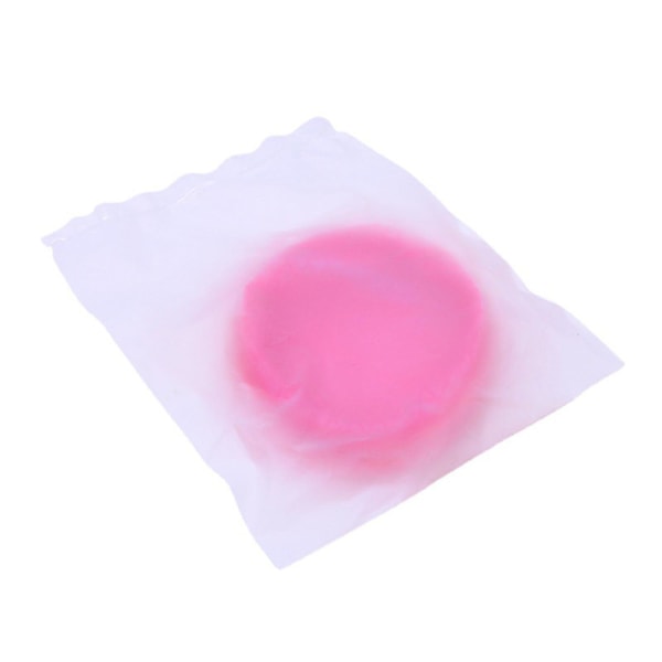 Elastisk mensskiva menstruationsskiva kvinnlig läckagesäker menskopp av silikon, 100 % ny Red S