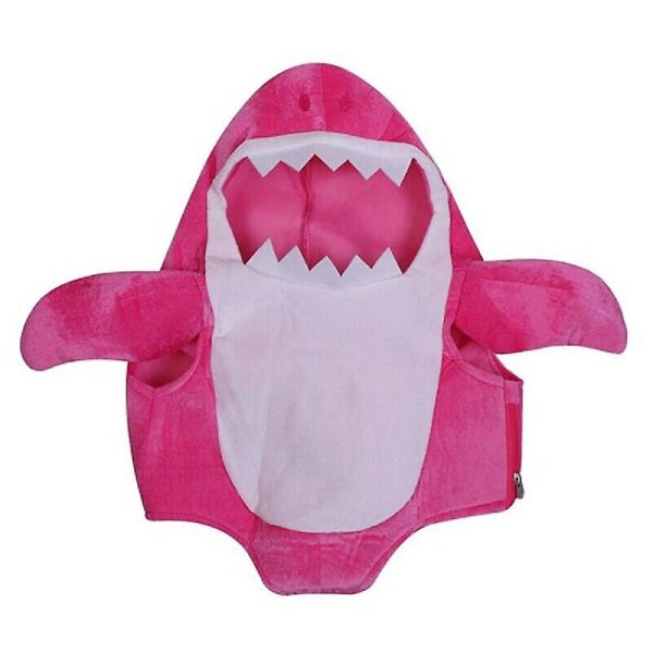 Barn Mamma Pappa Baby Shark Familjekostym Toddler Deluxe Pojkar Flickor Jumpsuit Pink M