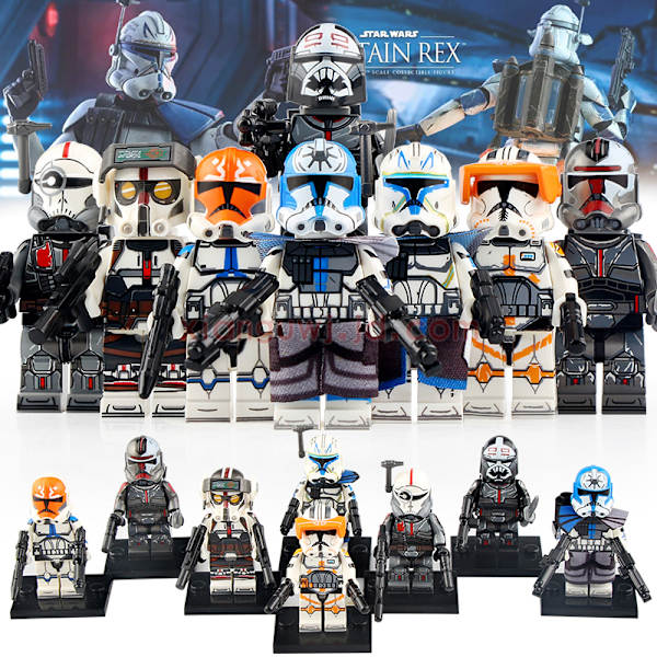 8pcs Star Wars Building Block Minifigures