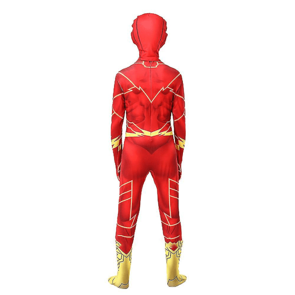 Pojkar Män The Flash Cosplay Kostym Halloween Performance Outfit Set Fancy Dress Tmall 12-13 Years