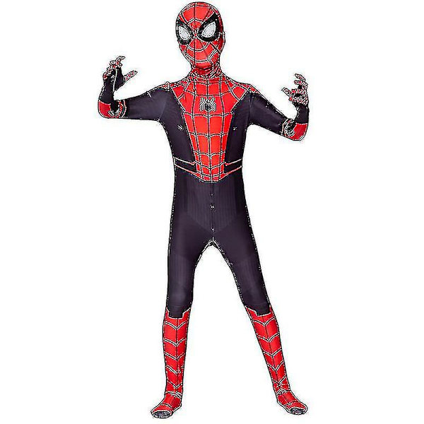 Spider-man Kostym Vuxen Barn Outfit För Herr Pojke V_y Hög kvalitet Men 7-9 Years