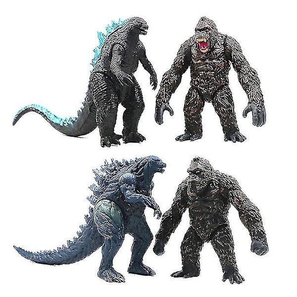 Anime Godzilla Vs Kong Figurine Mechagodzilla King Of The Monsters Dinosaurie Artikulerad actionfigur Samlarobjekt Modell Doll Toy Z 7 16-17cm with bag