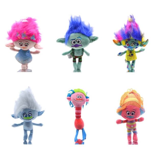 Magisk hårfe plysch leksak Rött hår