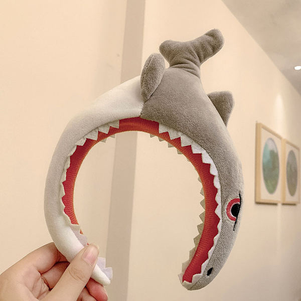 Antenna Baby Hair Band Gray Shark