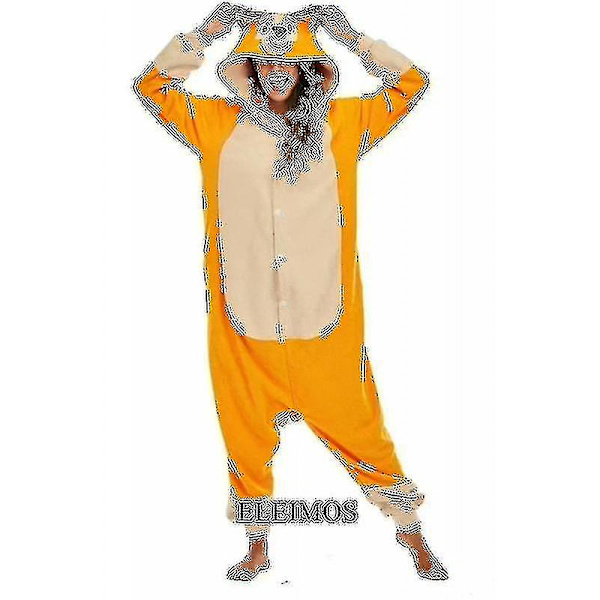 Djur Vuxna Tecknad Hund Onesies Pyjamas Halloween kostymer Jumpsuit Julklapp-yky Bingo M