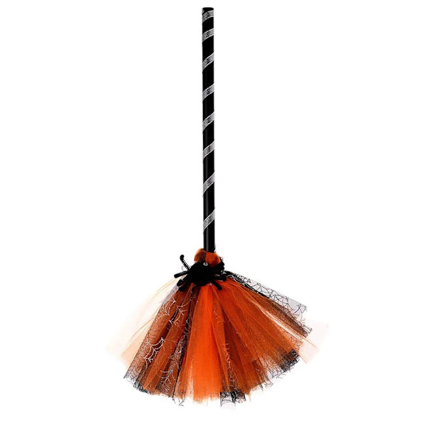 Barn Häxa Kostym Flickor Saga Trollkarl Klänning Barn Halloween Pumpa Kläder Baby Fladdermus Spindel Fest Cosplay Outfit 2-15T EP99C0 10-11 Years