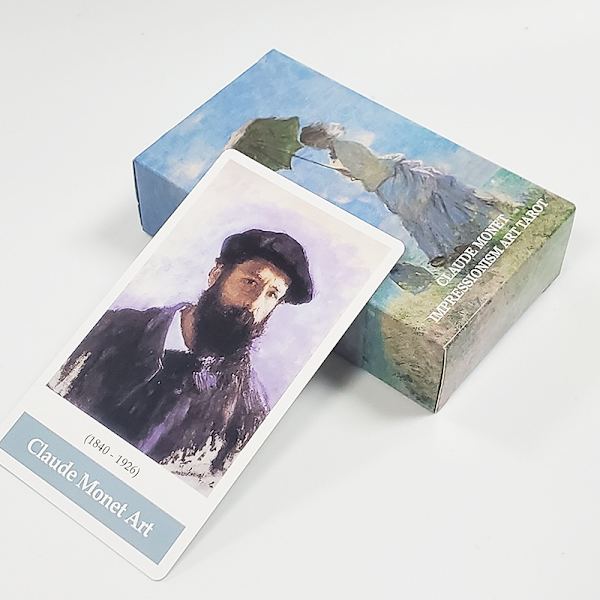 claude monet impressionism artOracle Tarot Card