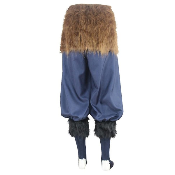 Demon Slayer Anime Cosplay Festdräkt Hashibira Inosuke Män Fancy Dress Byxor Byxor S
