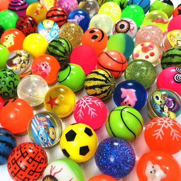 20st liten gummistudsboll Barn vattenlek badleksaker