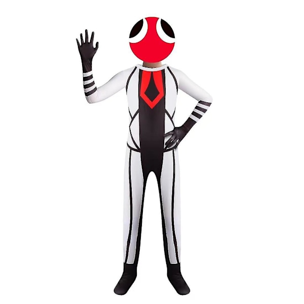 Halloween New Rainbow Friends Cosplay Performance Kläder Rainbow Friends Robrus Game Spela kläder 140 code D