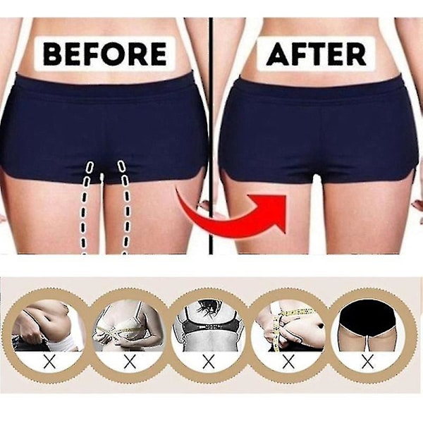 Shapewear Anti Cellulite Kompression Leggings Ben Bantning Kroppsformare Hög midja Magkontroll Trosor Lår Skulptera Slimmerl