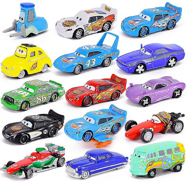 Pixar Cars 2 3 Lightning Mcqueen Mater Jackson Storm Ramirez 1 55 Diecast Vehicle Metal Legering Pojke Barnleksaker Julklapp car015 none