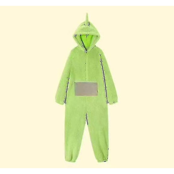 Unisex Teletubbies Kostymer Disi Onesies Lala Pyjamas Vuxen Pyjamas_z Green M