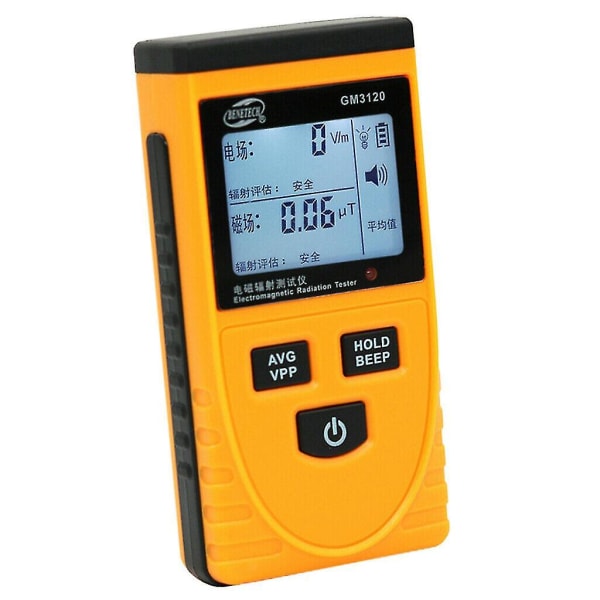 Hög noggrannhet Strålningsdetektor Counter Meter Dosimeter med stor LCD-skärm Wyelv null none
