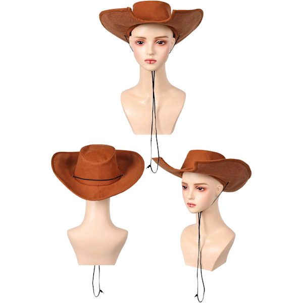 Tifa Kvinnor Cosplay Baddräkt Anime Spel Final Cos Fantasy VII Peruk Mössa Sexig Underkläder Kvinnlig Halloween Fest Roll Fantasia Outfit XL Cowboy hat