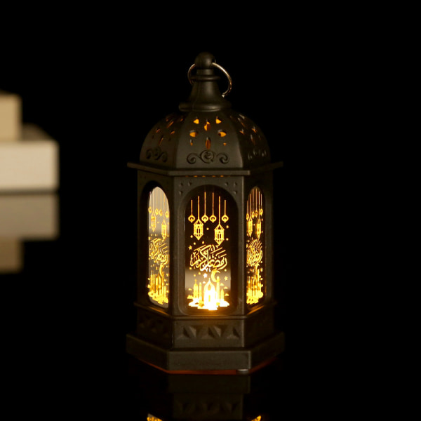 Semesterdekorationer Ramadan Påskbelysning svart