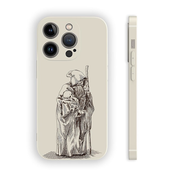 Creative Cartoon TPU Gummi Stötsäkert Phone case För Iphone 15 Case Series Style A White Ypdt1599