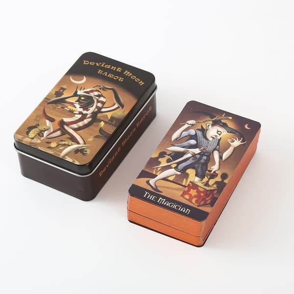 avvikande måne Oracle Tarotkort kort Spådomskort