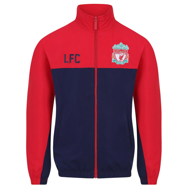 Liverpool FC Boys träningsoverall jacka & byxor Set Barn OFFICIELL Fotbollspresent Navy Blue 2-3 Years