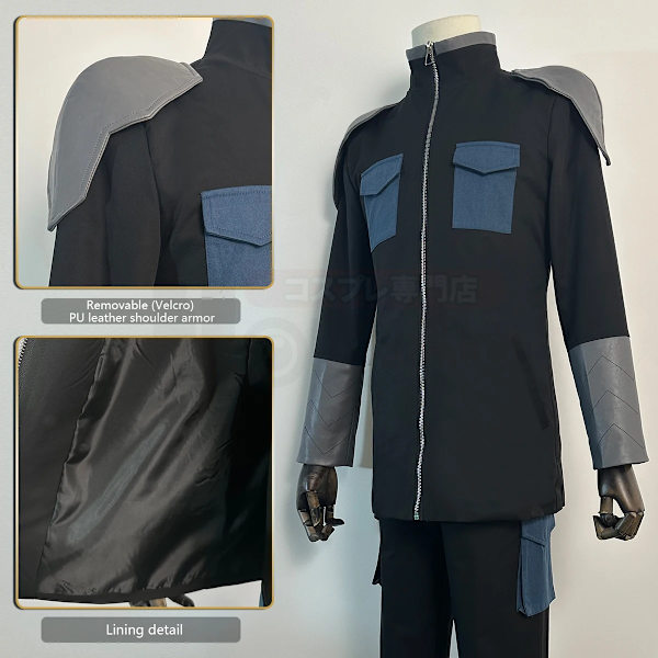 HOLOUN Kaiju nr 8 Anime Kafka Hibino Soshiro Hoshina Cosplay Kostym Peruk Monster Sweeper Company Uniform Rock T-shirt Byxor Co M Costume wig