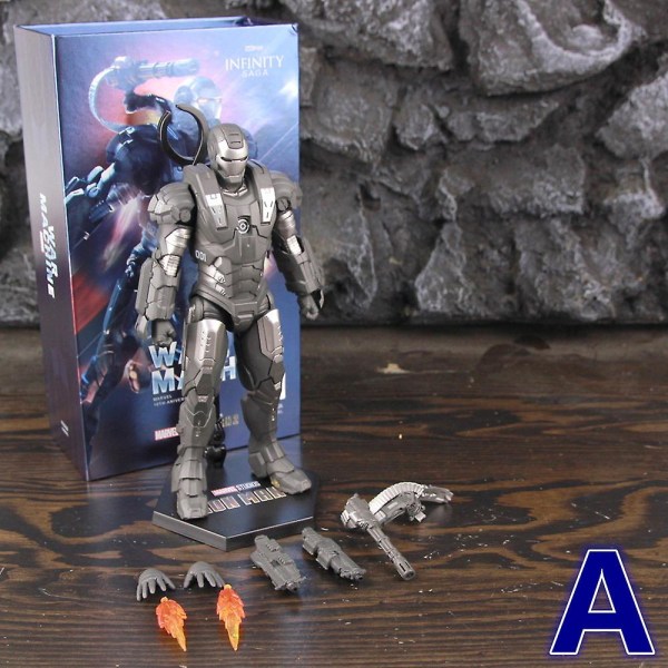 Zd Toys Marvel Iron Man Mk1 Mk2 Mk3 Mk4 Mk5 Mk6 Mk7 Mk42 Mk43 7&quot; Film Actionfigur Iron-man Mark 1 2 3 4 5 6 7 42 43 Legends C WM-MK1 A - Boxed