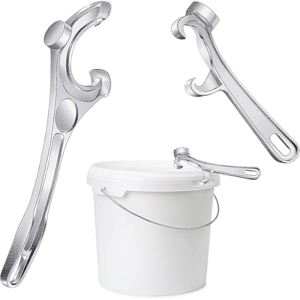 2 delar aluminium hinköppnare 5 gallon silver hinköppnare 8'' eller 14'' metallburköppnare null none